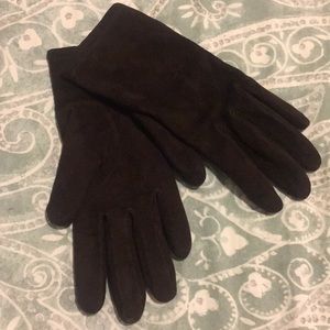 Brown Suede Gloves